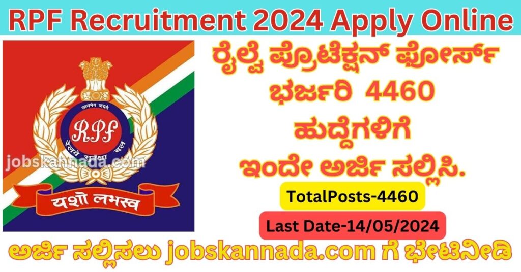 RPF Recruitment 2024 Apply Online